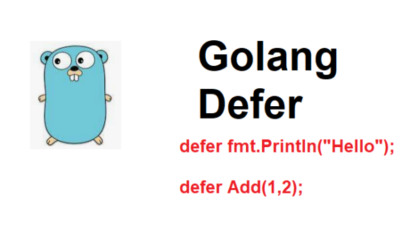 What is differ in Golang ?